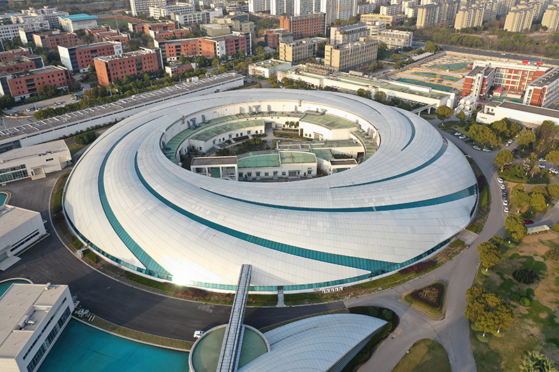 2019年3月12日，航拍上海光源項目。